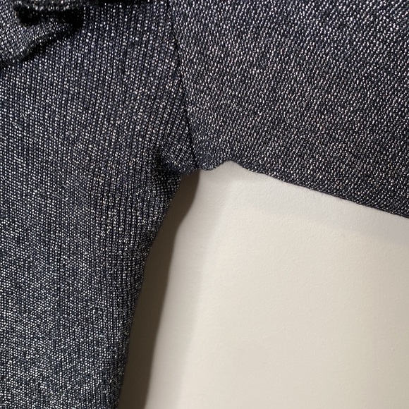 Zara Metallic Thread Ruffled Sweater - Picture 9 of 13